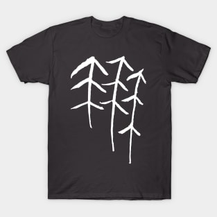 Forest Runes - Fir Tree Symbol T-Shirt